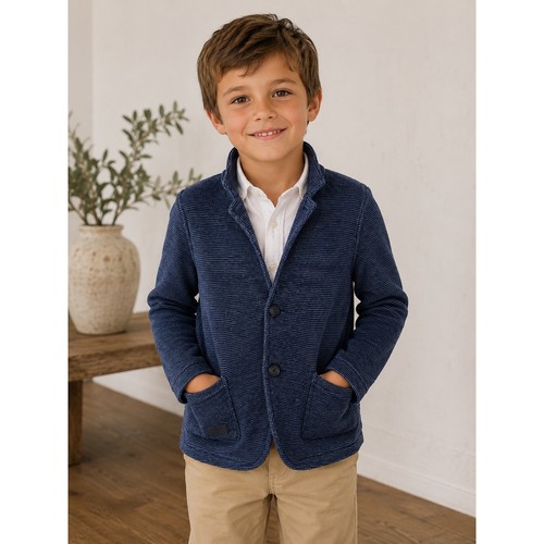 Zara boys navy blue knit - zara,