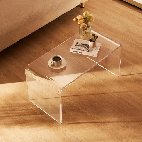Modern clear acrylic coffee - clear,