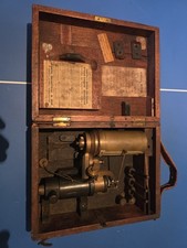 Casartellis Antique Steam Engine Indicator Tool Improved  High Pressure Boxed