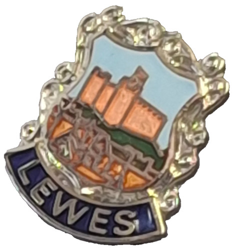 Lewes town castle - small, pin