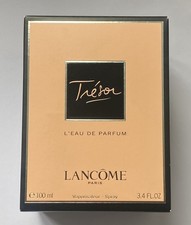 LANCOME TRESOR 100ML L'EAU DE PARFUM SPRAY NEW NO CELLOPHANE BOX TINY DENTS