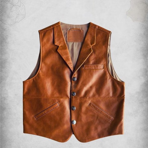 Men handmade genuine brown - men's,