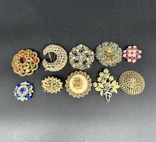 Job Lot 10 X Assorted Brooches
