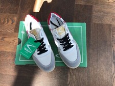 VALSPORT White Womens Sneakers Nylon Mesh Suede Size 4.5 New