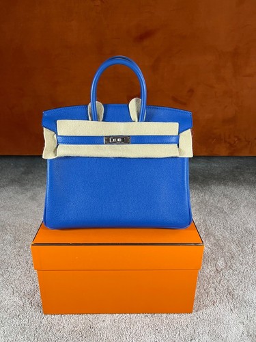 Hermes birkin bleu - birkin, 25