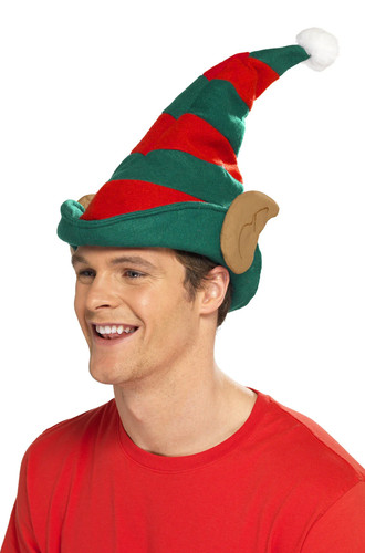 Striped christmas elf - striped, and