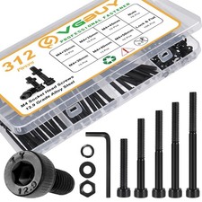 VGBUY 312Pcs M4 Screw Kit