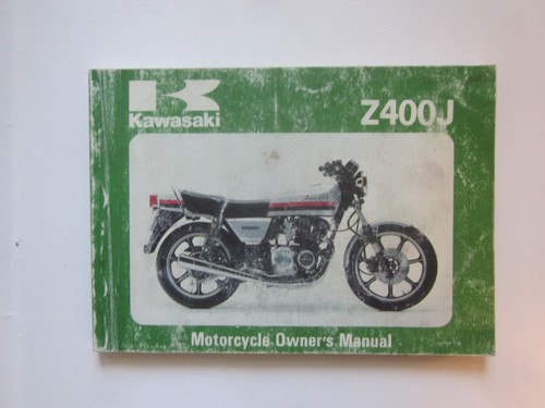 Kawasaki 400 owner s - 400, owner's
