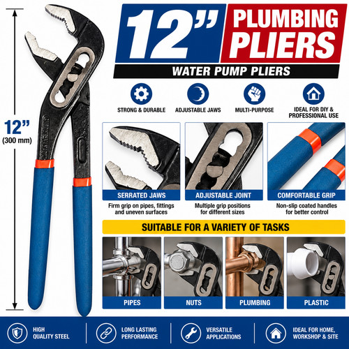 Water pump pliers - 12",