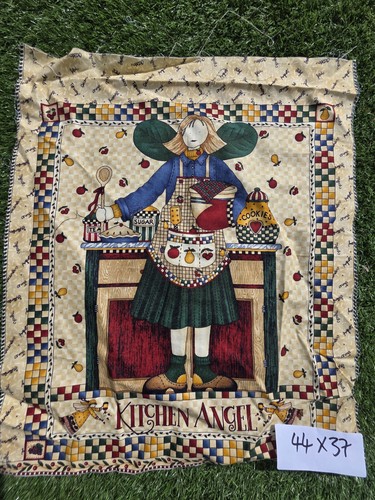 Vintage cotton fabric panels - fabric,