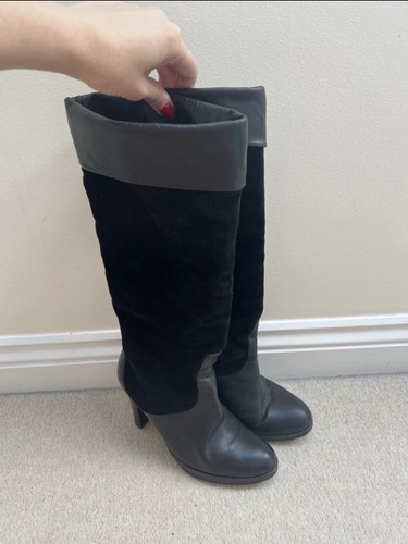 Next black knee high - , heeled