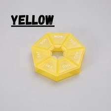 Daily Pill Box 7 Day Week Weekly Organiser Storage Medicine Tablet Dispenser UK