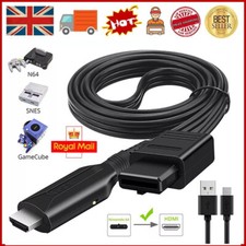 For Nintendo Gamecube Super NES/SNES N64 To HDMI Adapter Converter HD Cable UK