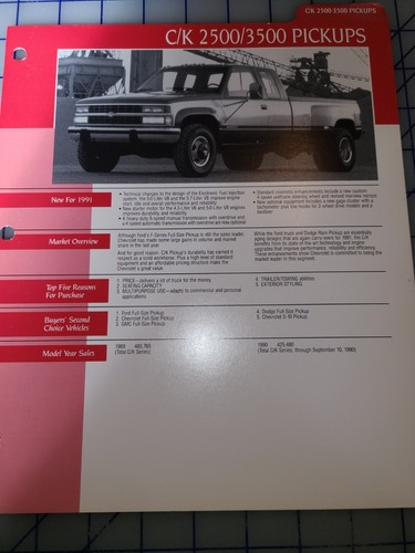 1991 chevrolet 2500 pickup - 1991,