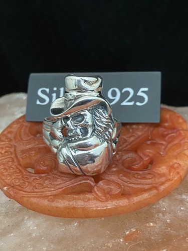 Silver grim reaper skull - grim,