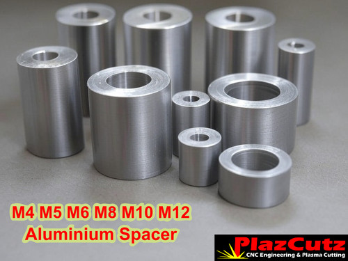 25mm 6082 aluminium bush - od,
