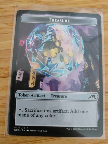 Mtg treasure token 017 - mtg,