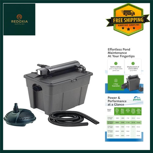 Pond filter set - pond, uv