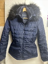 Regatta Coat Women’s Westlynn Short Quilted Jacket Fleece Lined Hood Size 8 -New