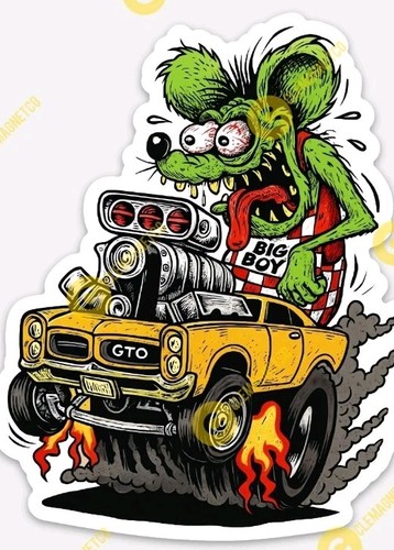 Pontiac gto magnet rat - gto,