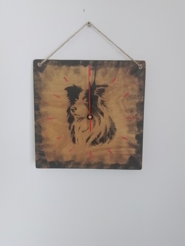 Collie.Horse.Clock.woodhandcra