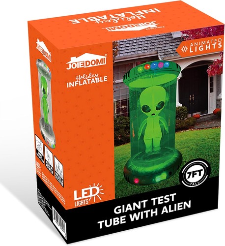 7ft halloween inflatable alien - 7ft,