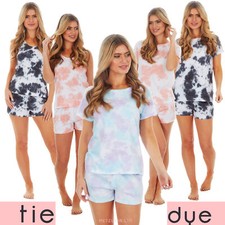 TIE DYE Ladies Pyjamas Vest