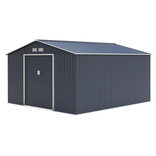 Metal garden shed house - metal, gable