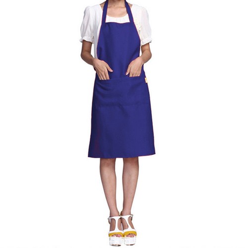 Plain apron with front - with, pocket