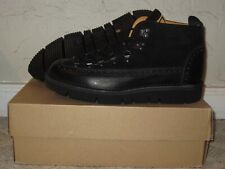 Fracap M130 Scarponcino Black Suede Leather Wingtip Men's Size 10 NEW! Vibram