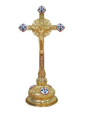 Gold engraved enamel - gold,