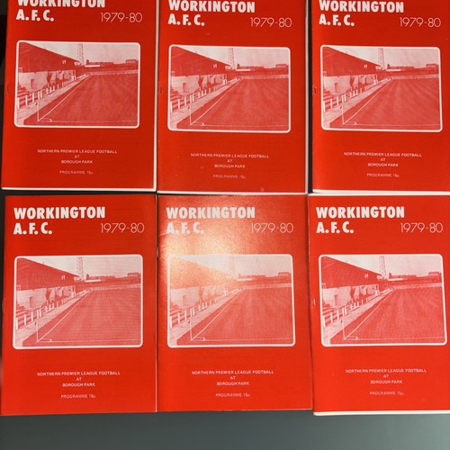 Workington home programmes - 6,