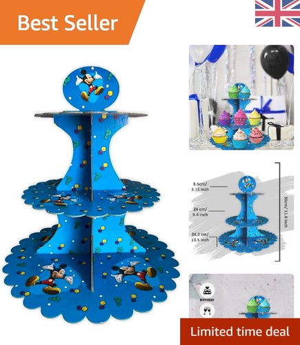 Compact tier dessert display - 3-tier,