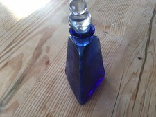 Vintage Cobalt Blue Triangular