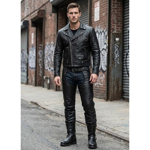Bonus leather motorcycle chaps - bonus,
