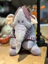 Official Disney Store Stamped Winnie The Pooh Purple Heffalump Soft Plush Toy