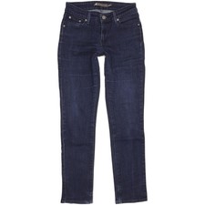 Levi's Demi Curve Women Blue Straight Classic Stretch Jeans W26 L29 (106976)