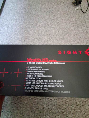 Sightmark wraith 16x28 - wraith, 2-16x28