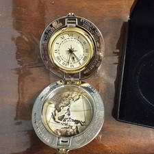 Dalvey Voyager Clock classic, portable travel alarm Clock Grants of Dalvey