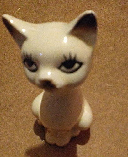 White cat ornament - white, ornament/figurine
