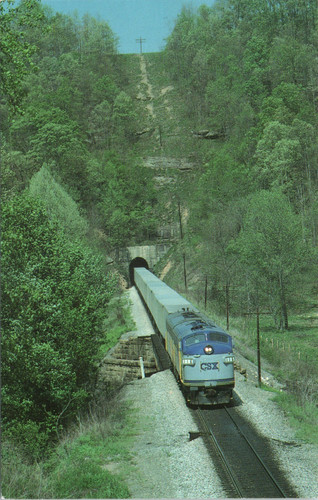 Csx roadrailer southbound - csx, at