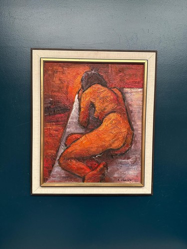 Original italian oil - italian, on