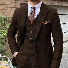 Mens 3 Piece Slim Fit Wedding