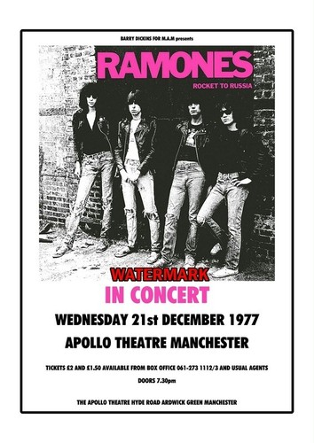 The ramones gig poster - the, print