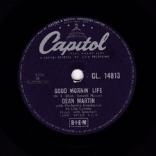 Dean Martin 78 Makin Liebe Ukulele Stil / Good Mornin Life Capitol CL 14813 E