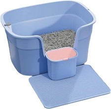 Open Cat Litter Tray High