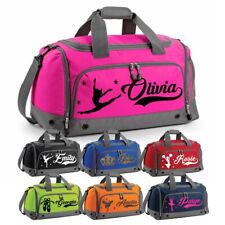 Personalised Dance Holdall Bag Girls Ballet Childrens Glitter Kit Kids School 