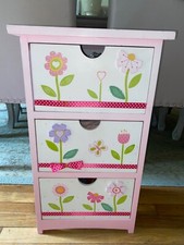 Girls Pink Bedside Table