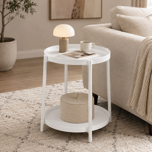 Tier round side table - tier,