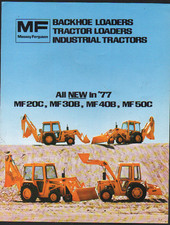 Massey Ferguson Backhoe Loaders, Tractor Loaders & Industrial Tractors Brochure